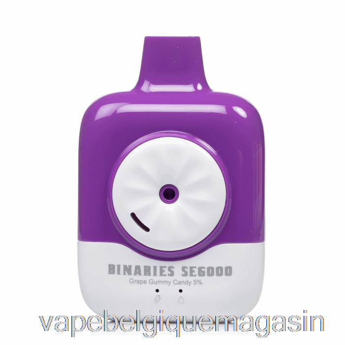Vape Jetable Horizon Binaires Se6000 Bonbons Gommeux Au Raisin Jetables